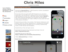 Tablet Screenshot of chrismiles.info